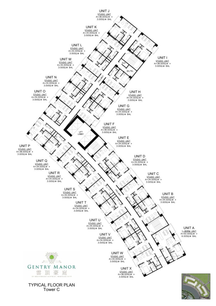 Gentry Manor Tower C Floor Plan