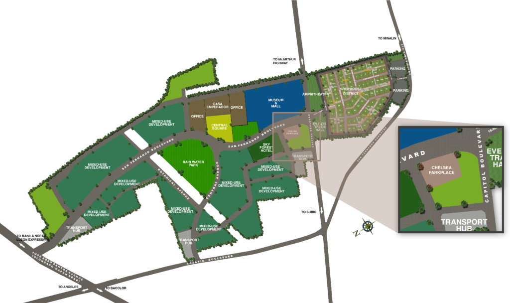 Chelsea Parkplace Location Map