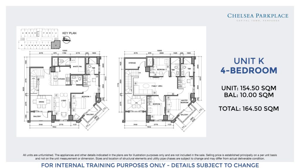 Chelsea Parkplace Penthouse Floor 4 Bedroom Loft 164.5 SQM