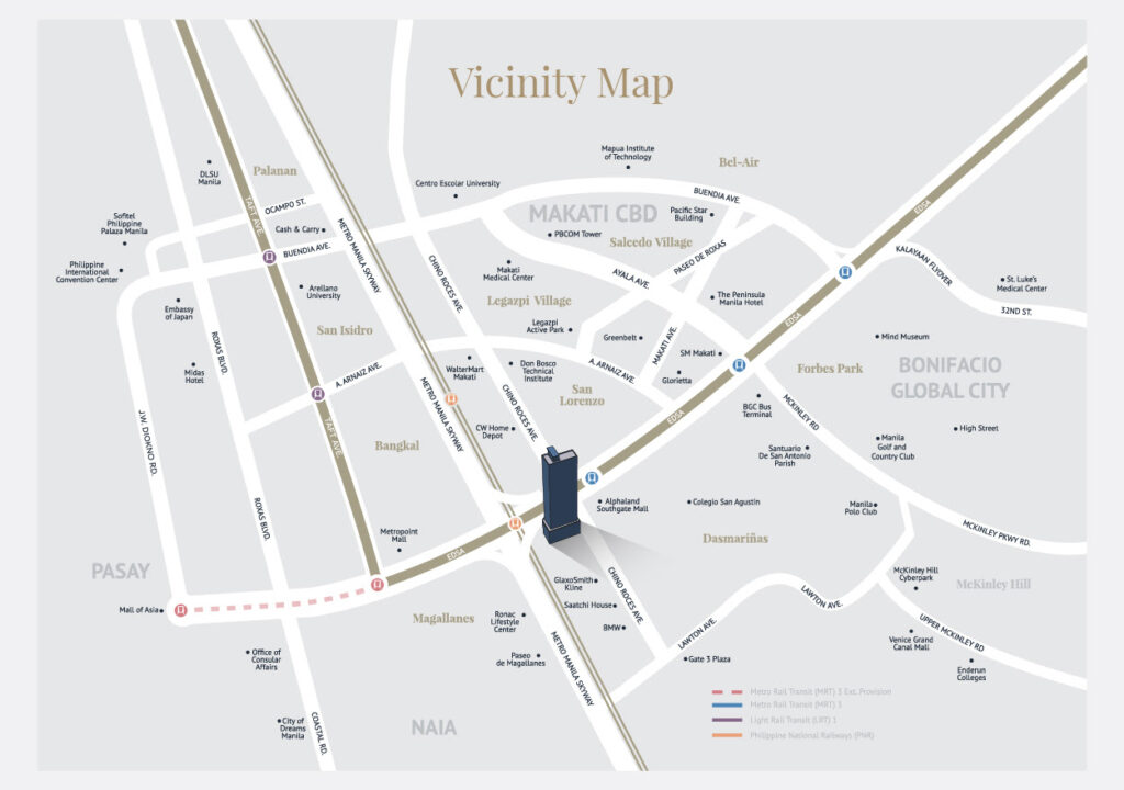 Vion Tower Vicinity Map