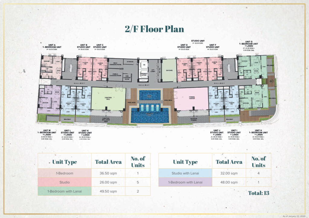 La Cassia Residences Amenity Floor Plan (2nd)