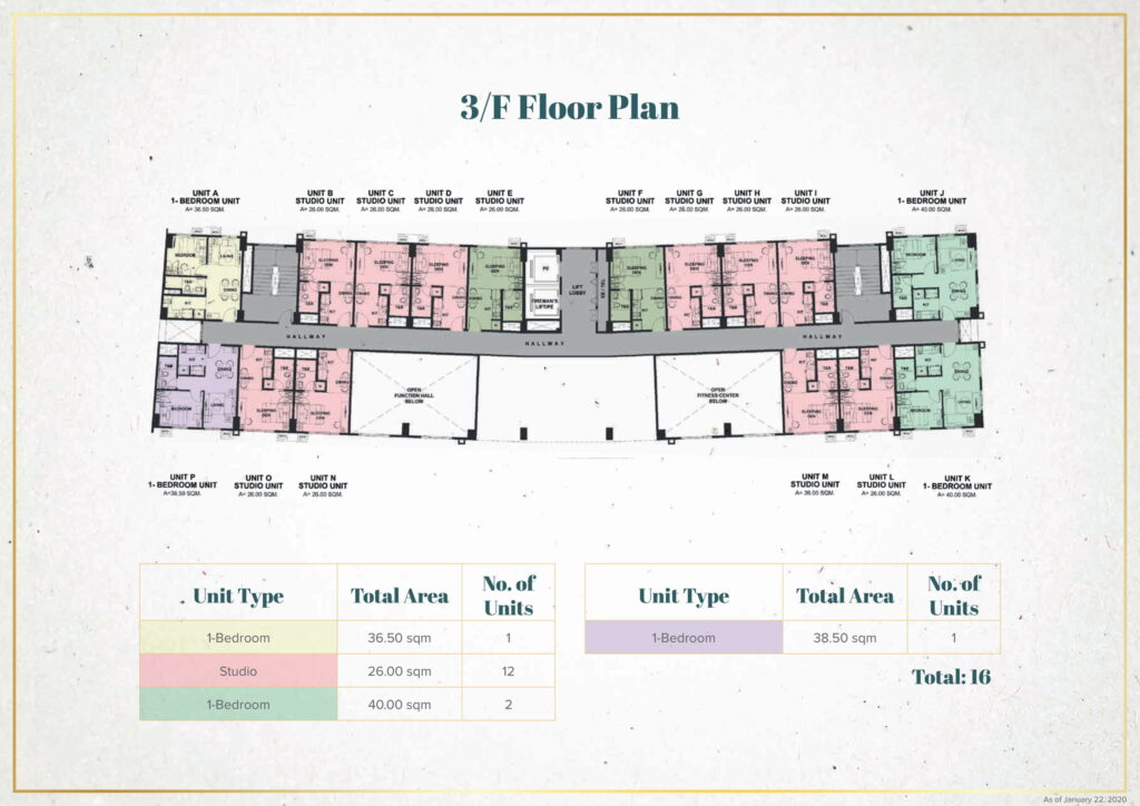 La Cassia Residences Floor Plan (3rd Floor)