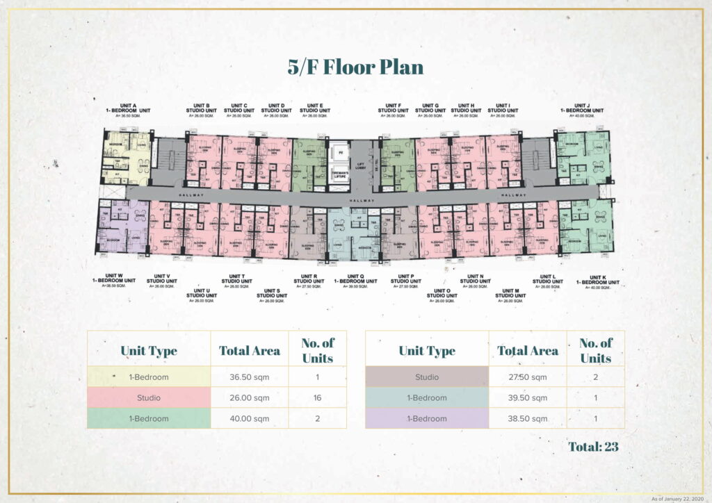 La Cassia Residences Floor Plan (5th Floor)