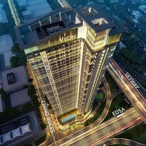 Vion Tower Facade with Location