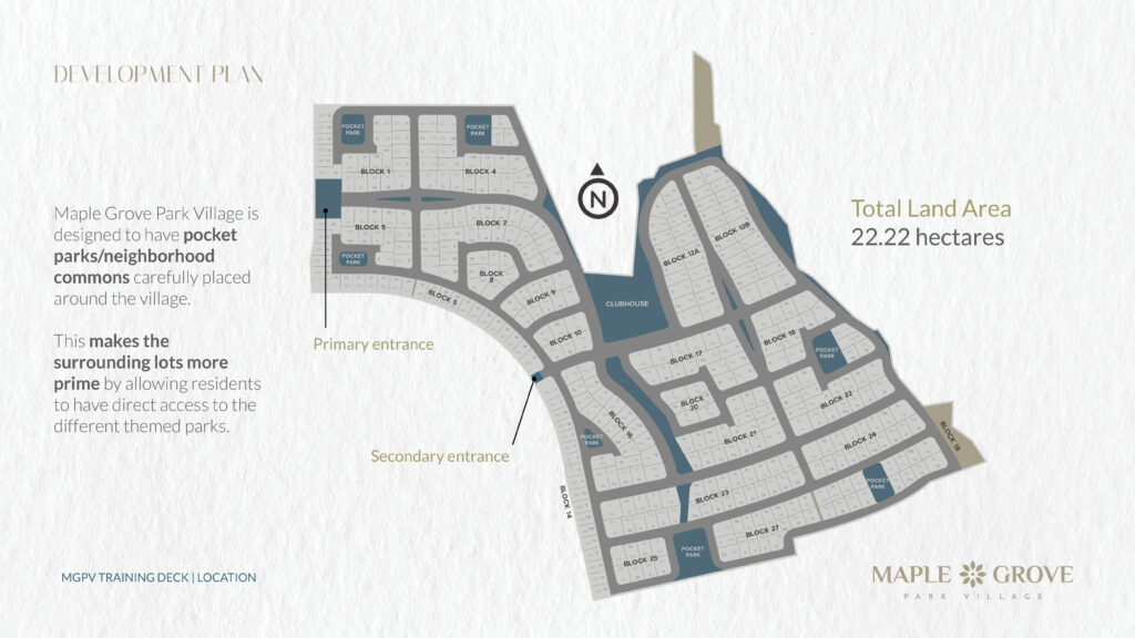 Maple Grove Park Village Development Plan