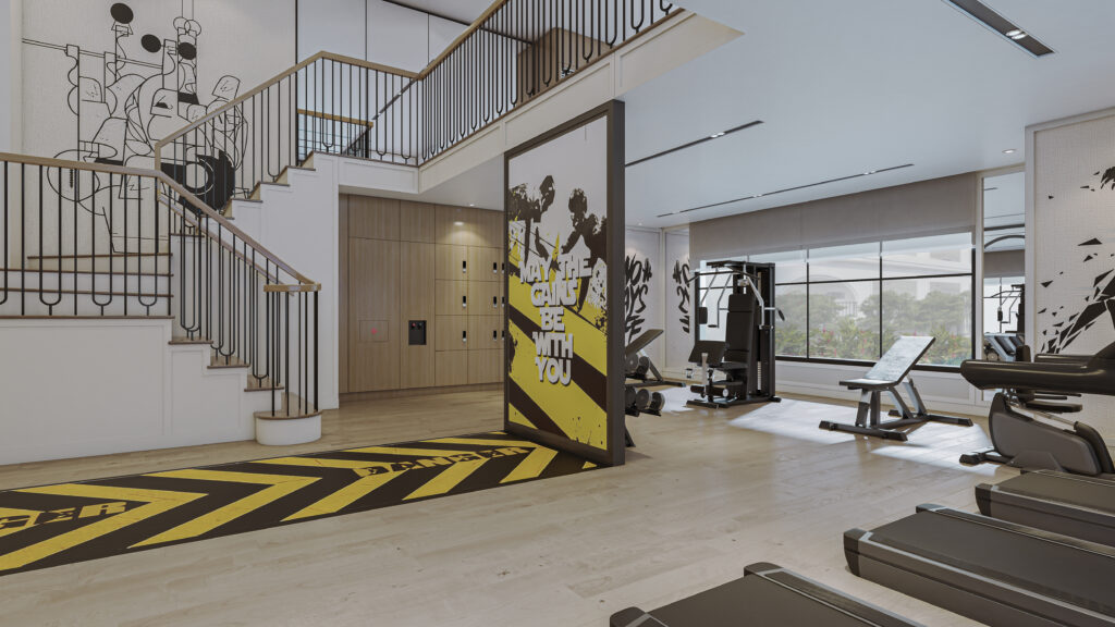 Saint Marcel Residences Indoor Gym