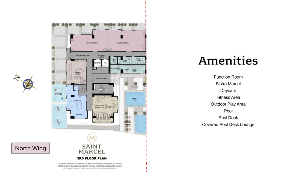 Saint Marcel Residences Amenity Deck Floor Plan