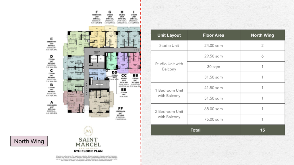 Saint Marcel Residences Floor Plan