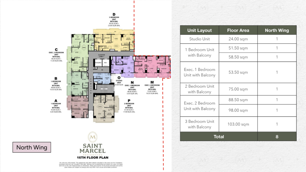 Saint Marcel Residences Floor Plan