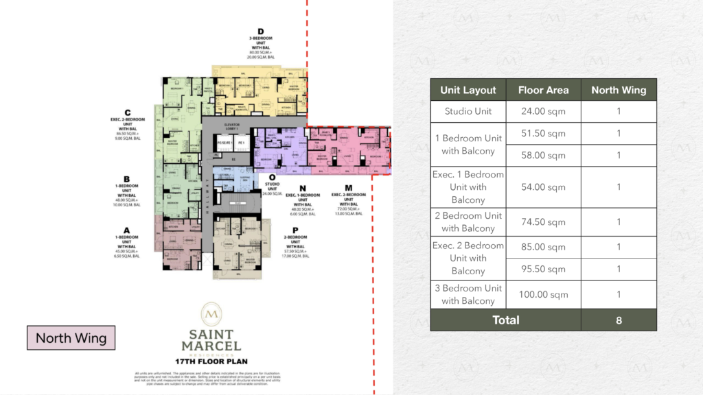 Saint Marcel Residences Floor Plan