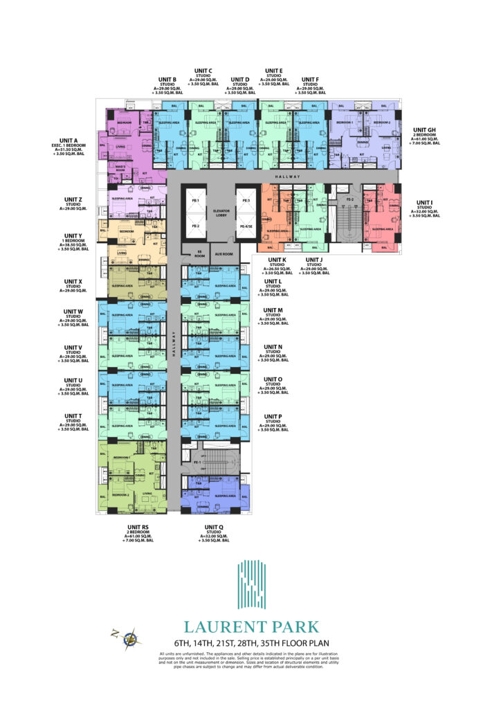 Laurent Park Typical Floor Plan